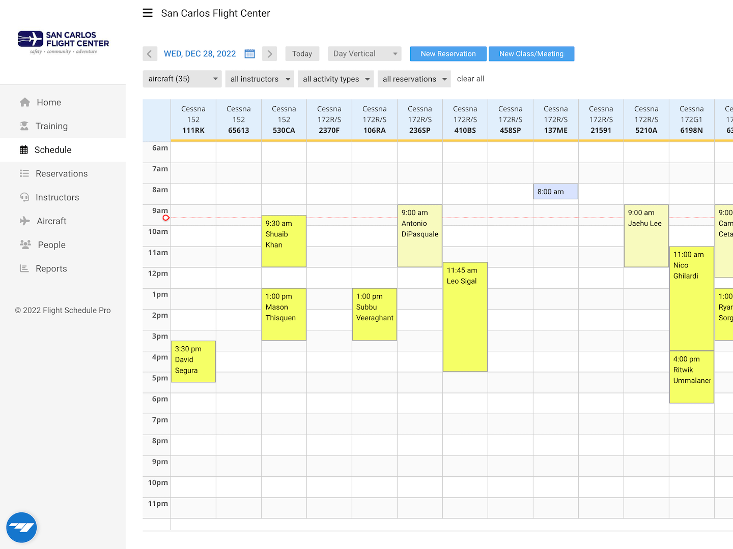 Using Flight Schedule Pro